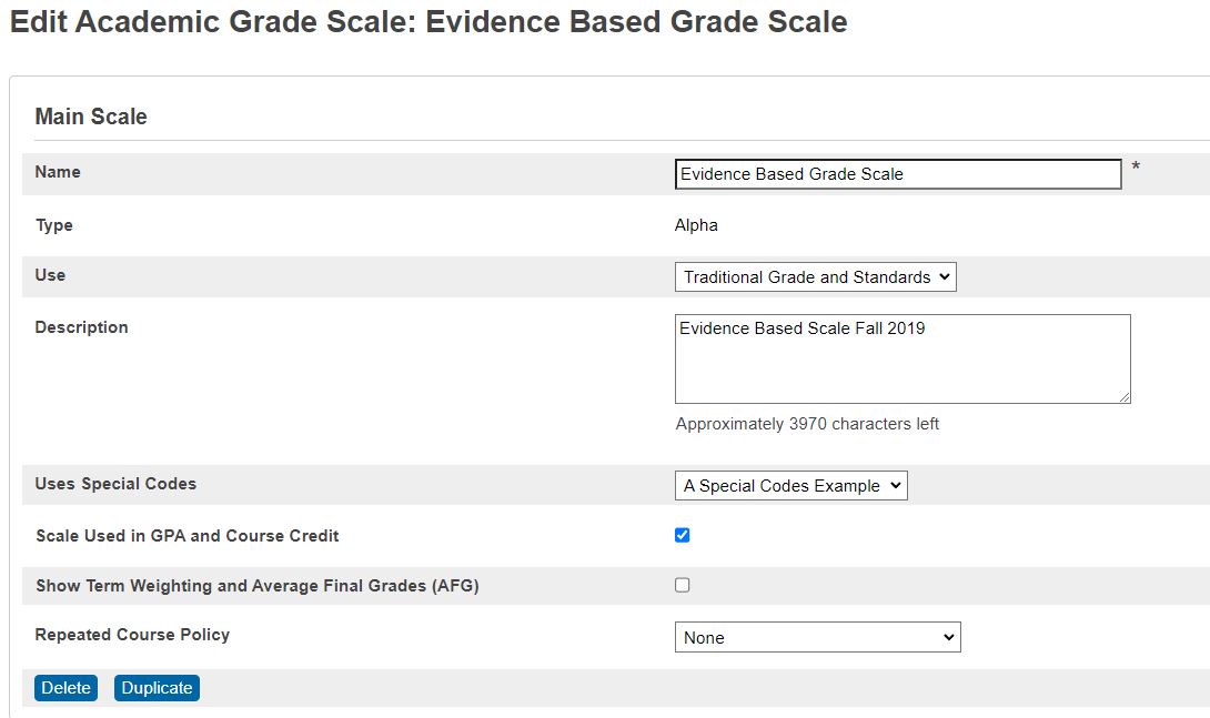 Specialized Grading for Standards Based Grading. PowerSchool Community